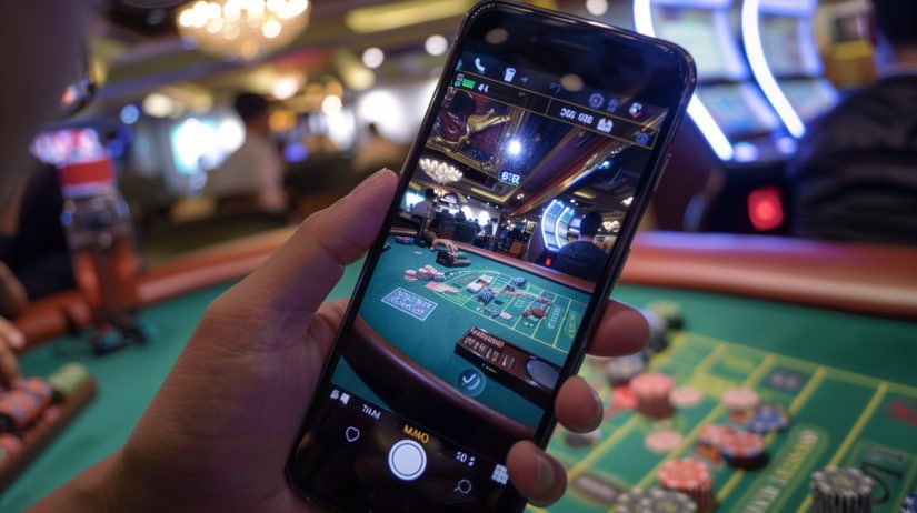Filipino player browsing bingoplu slots on a smartphone browser